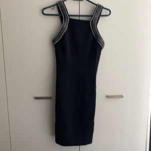 Ted Baker Embellished Black Bodycon Dress